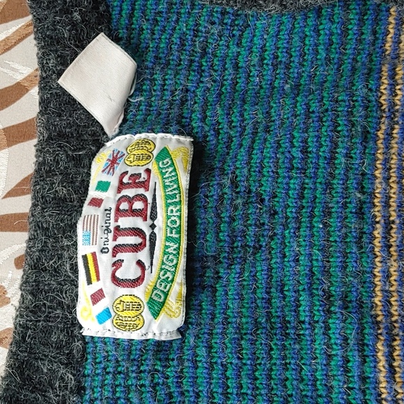 Vintage Cube Sweater Sz Lg - Picture 4 of 6